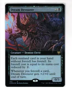 MTG - NM FOIL - Dream Devourer (Extended Art) - Kaldheim 352 - Image 1