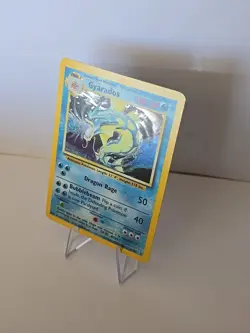 1999 Vintage Gyarados Holographic Base Set Pokemon Card 6/102 - Image 2