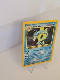 1999 Vintage Gyarados Holographic Base Set Pokemon Card 6/102 - Image 3
