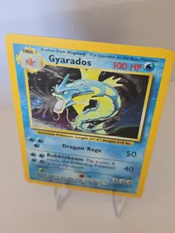 1999 Vintage Gyarados Holographic Base Set Pokemon Card 6/102 - Image 4