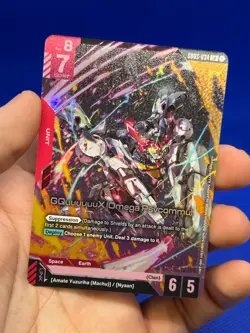 Gundam Card Game Steel Requiem GQuuuuuuX (Omega Psycommu) GD03-034 Legend Rare L - Image 2