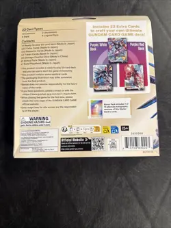 Gundam Card Game Ultimate Deck Destiny Ignition Bandai Sealed New - English - Image 2