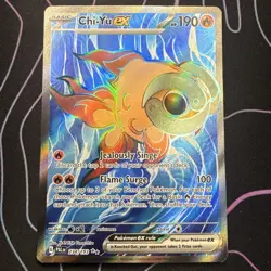 Pokemon TCG 2023 Chi-Yu EX Full Art Holo Ultra Rare Card 234/193 Paldea Evolved - Image 1