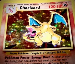 Black Dot Error Card TCG Charizard Pokemon Base Set Holo 4/102 - Image 4