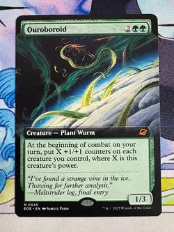 2025 MTG Edge Of Eternities Ouroboroid Extended Art #345 - Image 1