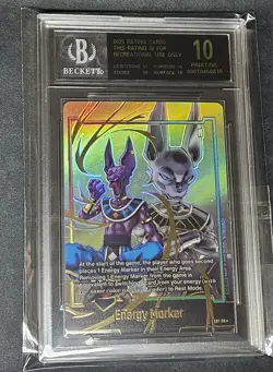 Dragon Ball Beerus Energy Marker Holo Card - Image 1