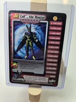 Dragon Ball Z Score Cell, the Master #136 Limited Edition Holo Vintage 2001 Card - Image 1