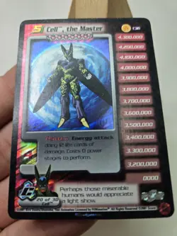 Dragon Ball Z Score Cell, the Master #136 Limited Edition Holo Vintage 2001 Card - Image 5