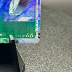 Sanji OP13-027 Alt Art Parallel Foil One Piece Card NM/M Straw Hat Crew - Image 3