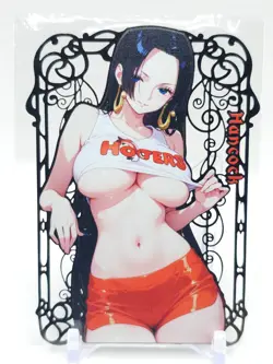 Goddess Story - Black Metal Waifu Card - Boa Hancock - NUMBERED 004/100 - Image 1