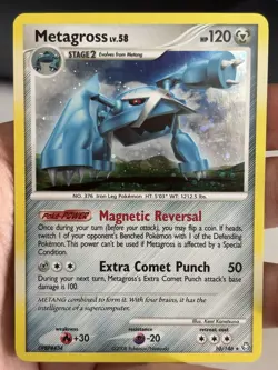 NM Metagross 10/146 Diamond & Pearl Legends Awakened Holo Pokemon Card - Image 1