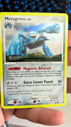 NM Metagross 10/146 Diamond & Pearl Legends Awakened Holo Pokemon Card - Image 2