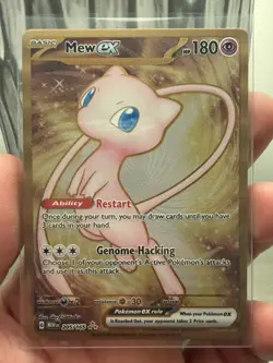 Mew ex 205/165 MEW EN-151 Metal Ultra Premium Collection Promo Pokemon Card - Image 1