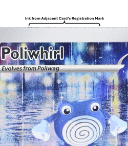 Poliwhirl IR 176/165 - CGC Error Card (Off-Center) - Mint 9 - Pokemon 151 MEW-EN - Image 3