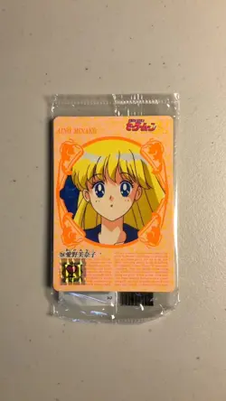 One Sealed Vintage Pack x7 Cards 1993 - 1995 Sailor Moon Carddass Bandai - 113 - Image 1
