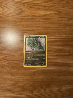 Pokemon TCG Rayquaza XY Black Star Promos Holo Card XY64 LP - Image 1