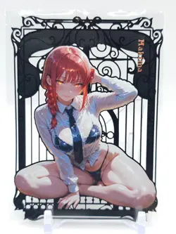 Goddess Story - Black Metal Waifu Card - Makima - NUMBERED 008/100 - Image 1