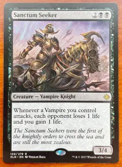 Sanctum Seeker Magic the Gathering MTG Creature Vampire Knight 2017 - Image 1