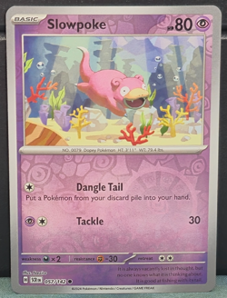 Slowpoke 057/142 REVERSE HOLO Pokemon Stellar Crown Near Mint Card Game TCG NM - Image 1