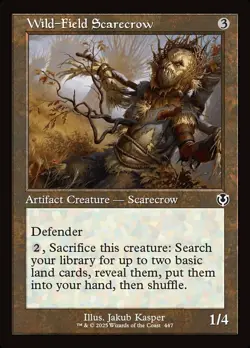 4x (447) Wild-Field Scarecrow - RETRO FRAME MTG Innistrad Remastered NM Magic Re - Image 1
