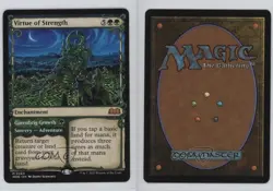 Virtue of Strength (Showcase) Magic: Wilds Eldraine WOE #0284 - Image 3