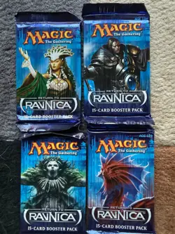 Magic the Gathering Return to Ravnica booster X4 Factory Sealed - Image 1