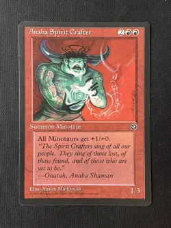 MTG Homelands Anaba Spirit Crafter RESERVED LIST LP - Image 1