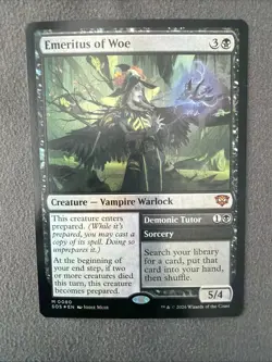 Emeritus of Woe - Foil - Secrets of Strixhaven - #080 - NM MTG - Image 1