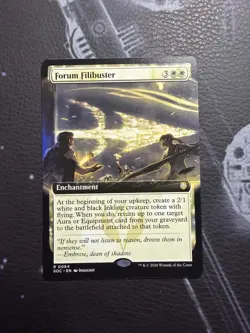 Forum Filibuster Commander: Secrets of Strixhaven Extended Art Rare - Image 1