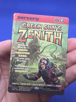 Magic the Gathering Special Guests Green Sun’s Zenith 0127 Regular Showcase NM - Image 2