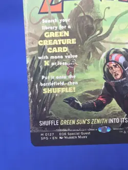 Magic the Gathering Special Guests Green Sun’s Zenith 0127 Regular Showcase NM - Image 5