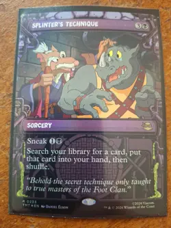 Splinter's Technique (Showcase) Teenage Mutant Ninja Turtles Foil - Image 1