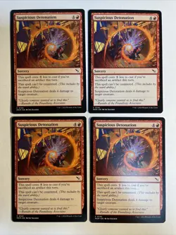4x Mtg Murders At Karlov Manor Suspicious Detonation NM/M Magic The Gathering - Image 1