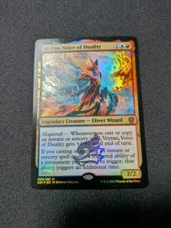 FOIL Veyran, Voice of Duality NM Commander 2021 MTG 003/081 Magic The Gathering - Image 1