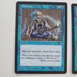 MTG Tempest - 2x Meditate - NM - Image 2