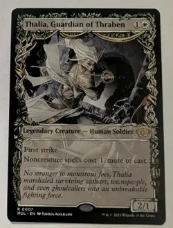 Thalia Guardian of Thraben MTG Showcase Multiverse Legends NM RARE - Image 1
