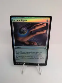 MTG Arcane Signet Foil Commander 1 Foundations Magic The Gathering - Image 1