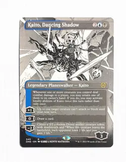 Kaito, Dancing Shadow ~ MTG All Will be One ~ Borderless #340 - Image 1