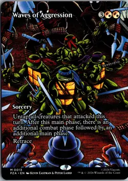 Waves of Aggression (Borderless) M Teenage Mutant Ninja Turtles Source Material - Image 1