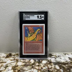 1994 Magic: The Gathering Shivan Dragon Revised Edition Rare - Image 1