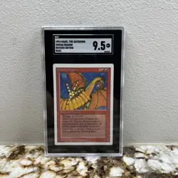 1994 Magic: The Gathering Shivan Dragon Revised Edition Rare - Image 1
