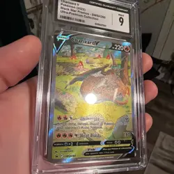 2022 POKEMON SWSH BLACK STAR PROMO #260 FULL ART/CHARIZARD V CGC 9 - Image 2