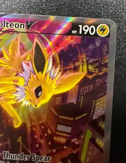Jolteon v SWSH183 Pokemon TCG Sword & Shield Holo Black Star Promo Card NM - Image 4