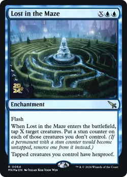 MTG Lost in the Maze [Murders at Karlov Manor Prerelease Promos] Foil Near Mint - Image 1