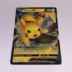 The Pokemon Company Pokemon TCG Pikachu V 043/185 Vivid Voltage Holo Ultra Rare - Image 1