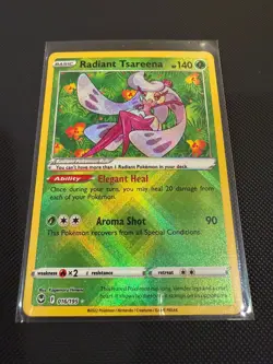 Radiant Tsareena #16 Pokemon Silver Tempest - Image 1
