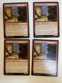 4x Mtg Murders At Karlov Manor Innocent Bystander NM/M Magic The Gathering - Image 1