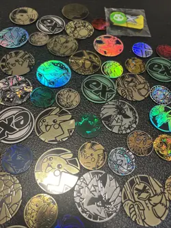 Lot 100+ Official Pokemon Coins Various Sets! Pikachu Charizard Over $300 Value - Image 3