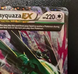 TCG POKEMON CELEBRATIONS M RAYQUAZA EX HOLO 76/108 Ylw - Image 4