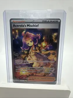 Pokemon Acerola's Mischief 183/132 Holo Full Art Trainer SIR - Image 1